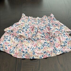 Wallflower Floral Smocked Skirt